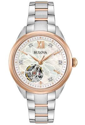 Bulova dual tone watch