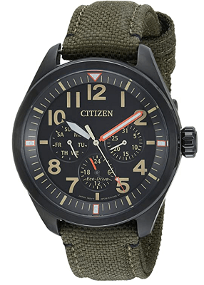 citizen nylon strap watch