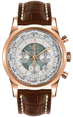 dwayne johnson watch collection - Breitling Transocean Chronograph Unitime