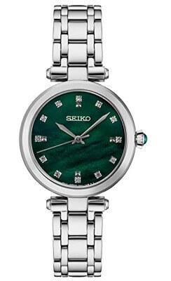 Seiko Womens Green Face Watch