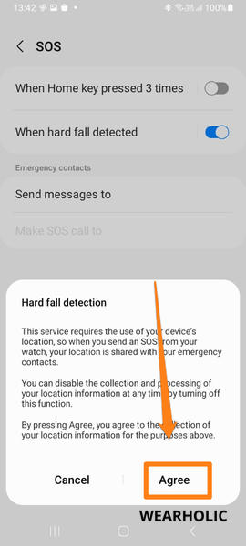 Fall Detection Through Smartphone Step 6