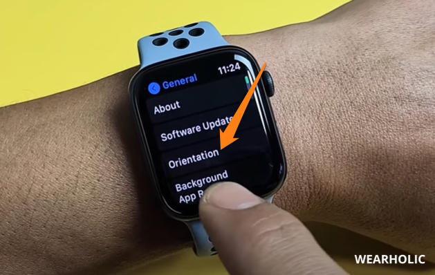 Screen Flip Through Apple Watch Step 2