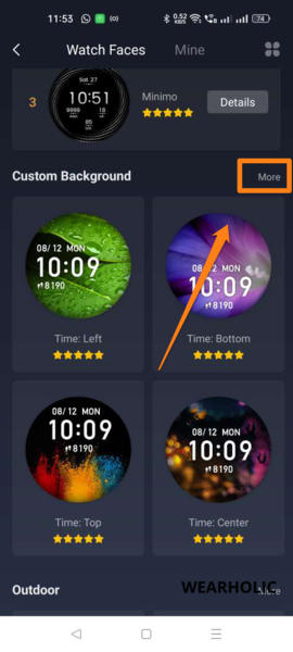 Make New Watch Face Step 5