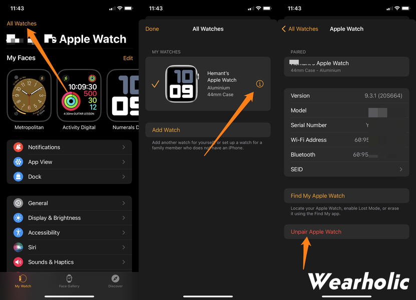 Remove Apple Watch Activation Lock