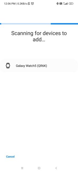 Setup Galaxy Watch with Android phone