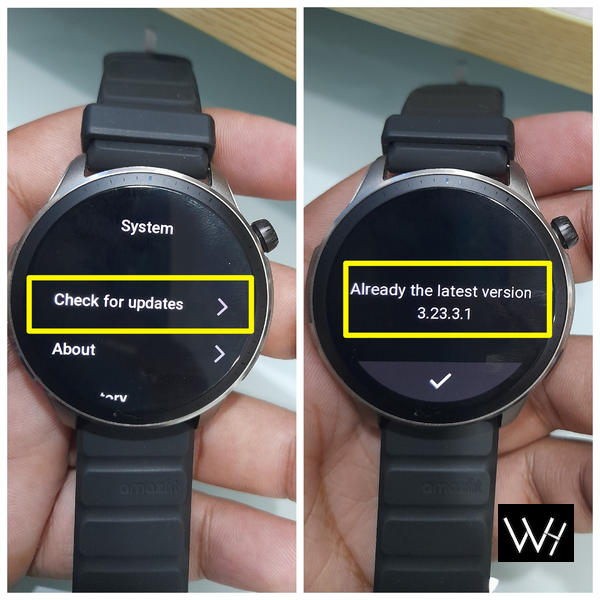 amazfit weather fixed software update