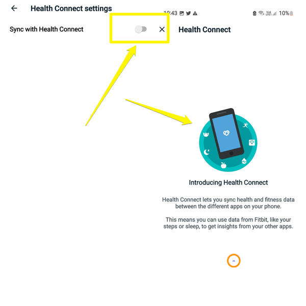 connect google fit to fitbit