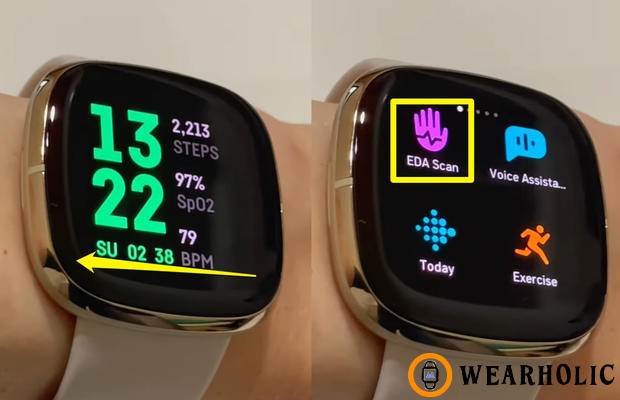 How To Use EDA Scan On Fitbit Sense